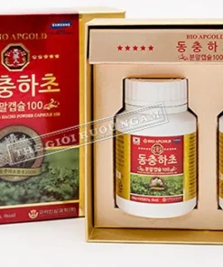 Hộp 120 Viên Đông Trùng Hạ Thảo Bio Apgold (Hộp 2 Lọ x 60 Viên)