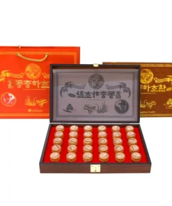 Hộp 30 Viên Đông Trùng H.T Hồng Sâm Kanghwa Hộp Gỗ Nâu